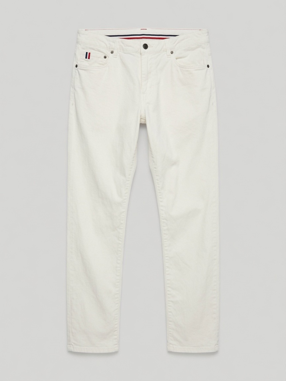 Daniel Cremieux Men's White Straight Jeans